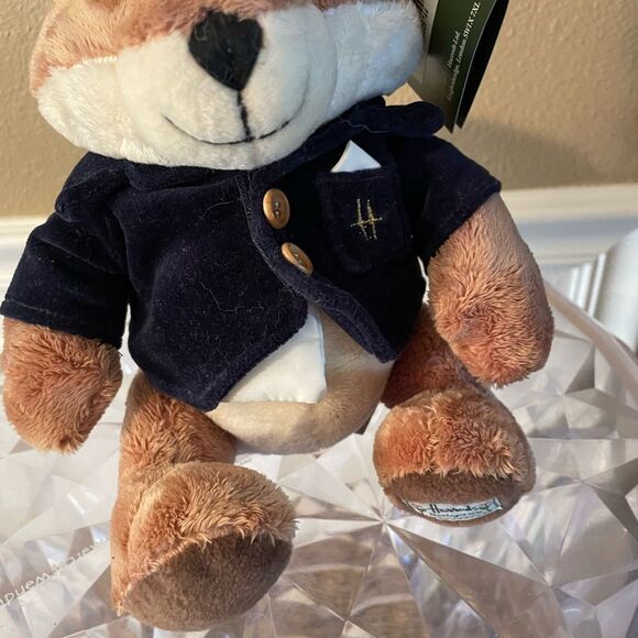 Harrods Hedgerow Velvet Jacket Fox Plush Vintage NWT - Picture 13 of 14